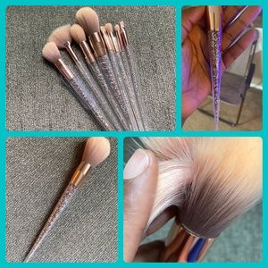 8pc makeup brush set